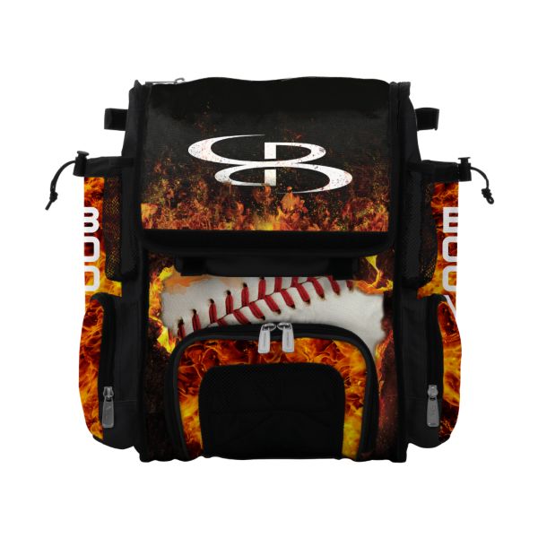 Mini Superpack Bat Pack Fire Ball Black/Orange/White