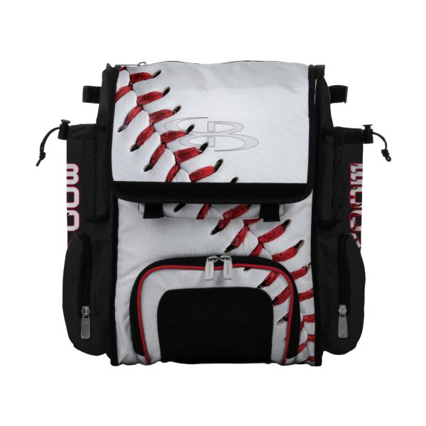 Mini Superpack Bat Pack Homerun Baseball White/Black/Red