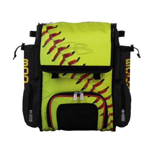Mini Superpack Bat Pack Homerun Softball Optic Yellow/Black/Red