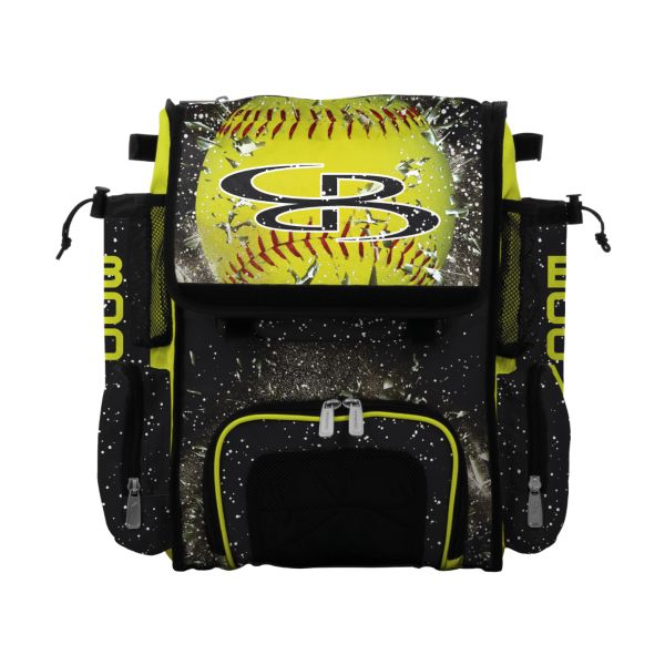 Mini Superpack Bat Pack Softball Highlight Black/Optic Yellow/Red