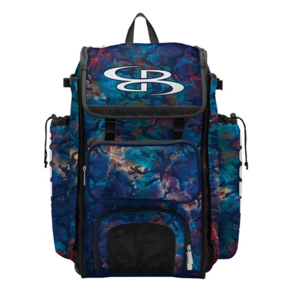 Catcher's Superpack Bat Bag Nebula Navy/Multi