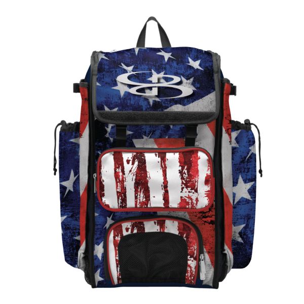 Catcher's Superpack Bat Bag USA Stars & Stripes Navy/Red/White