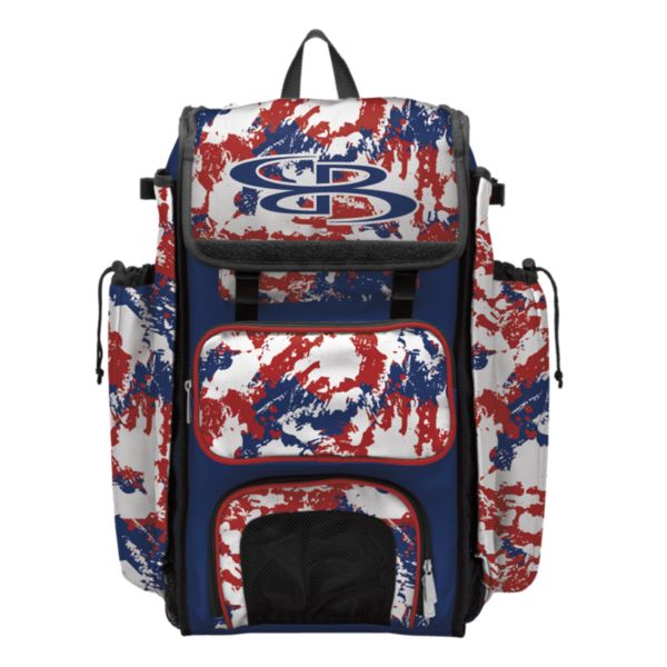 Catcher's Superpack Bat Bag Rocket Royal/Red/White