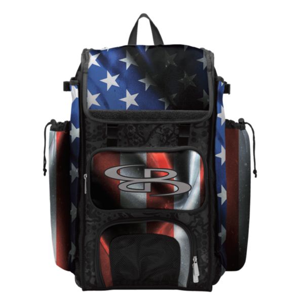 Catcher's Superpack Bat Bag USA Black Ops Black/Royal Blue/Red