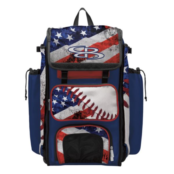 Catcher's Superpack Bat Bag USA Baseball RB/RD/W