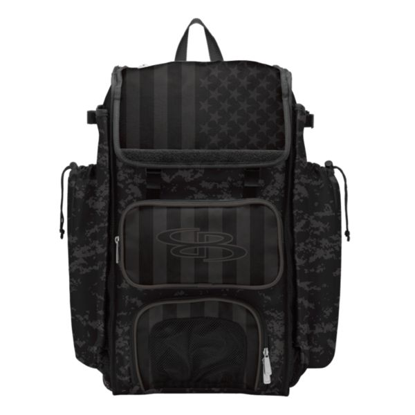 Catcher's Superpack Bat Bag USA Clandestine Black/Dark Charcoal