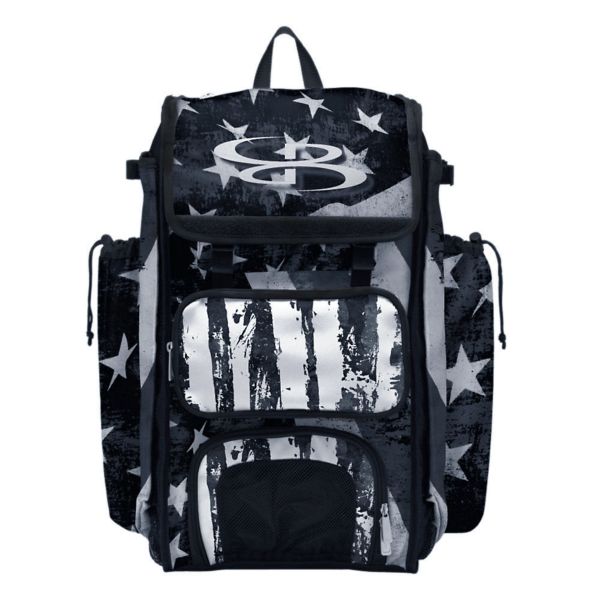 Catcher's Superpack Bat Bag USA Stars & Stripes Black Ops Black/White