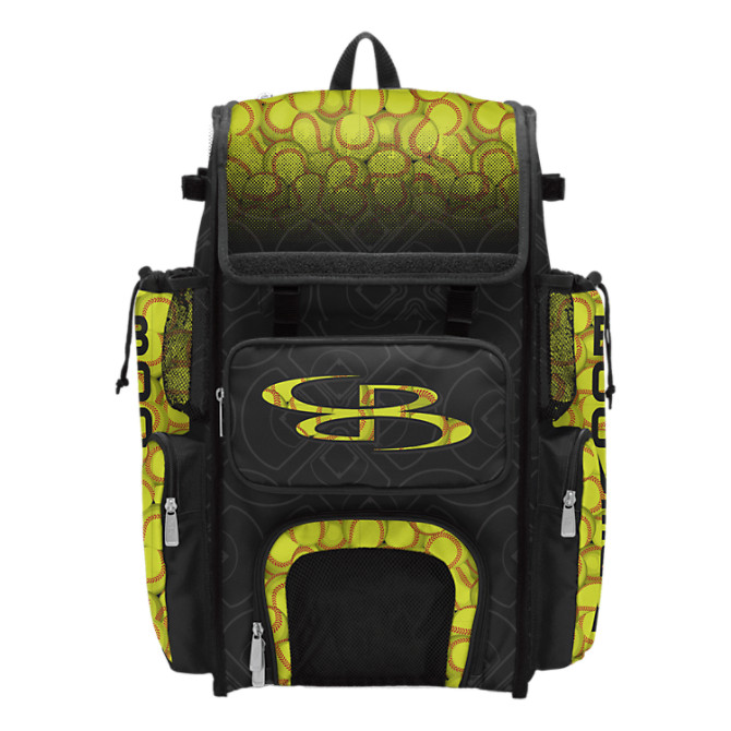 Boombah Superpack Baseball/Softball Backpack Gear/Bat Bag 7 Colors Venom 