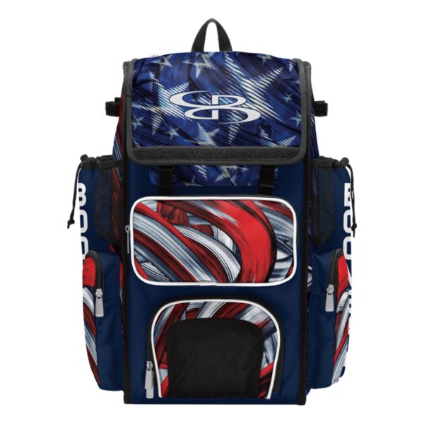 Superpack USA Wave Bat Bag Navy/Red/White