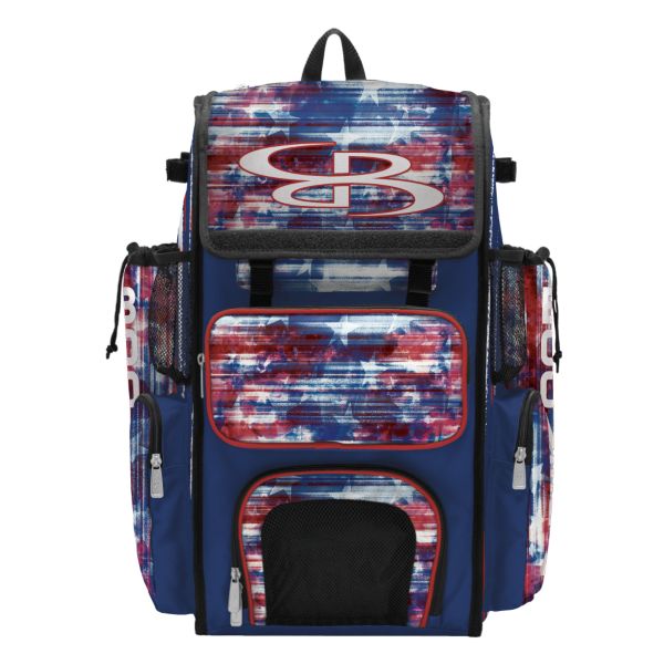 Superpack USA Galactic Bat Bag 2.0 Royal Blue/Red/White