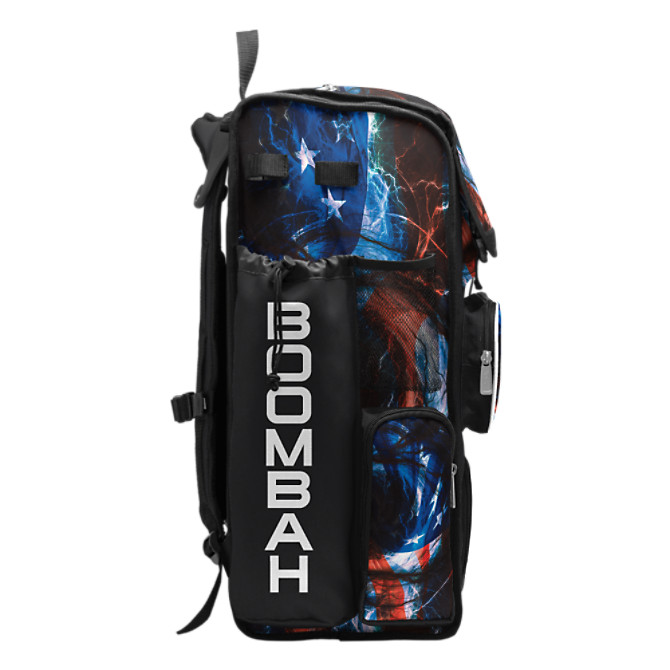 Boombah Superpack 2.0 Wheeled Baseball/Softball Bat Bag USA Pledge Black Ops 