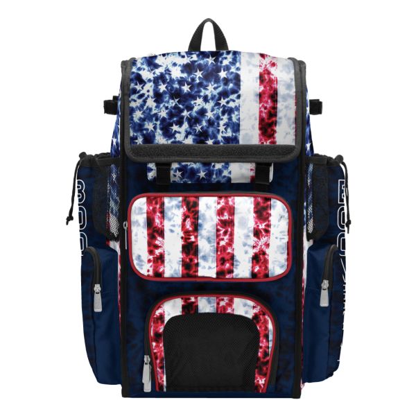 Superpack USA Salute Bat Bag 2.0 Navy/Red/White