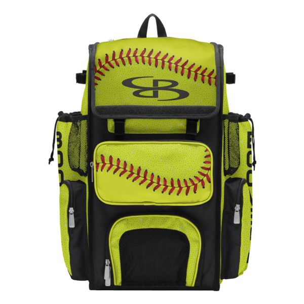 Superpack 2.0 Bat Bag Softball 2.0 Optic Yellow/Red/Black