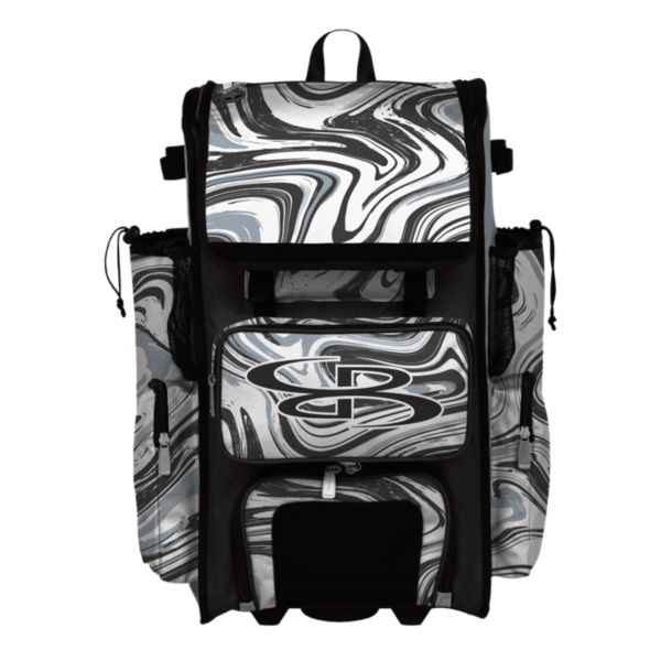 Superpack Marbleized Rolling Bat Bag 2.0