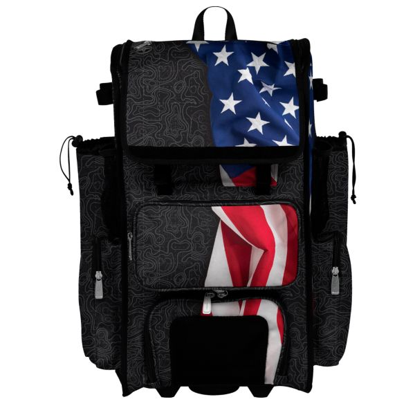 Superpack USA Nation Rolling Bat Bag 2.0