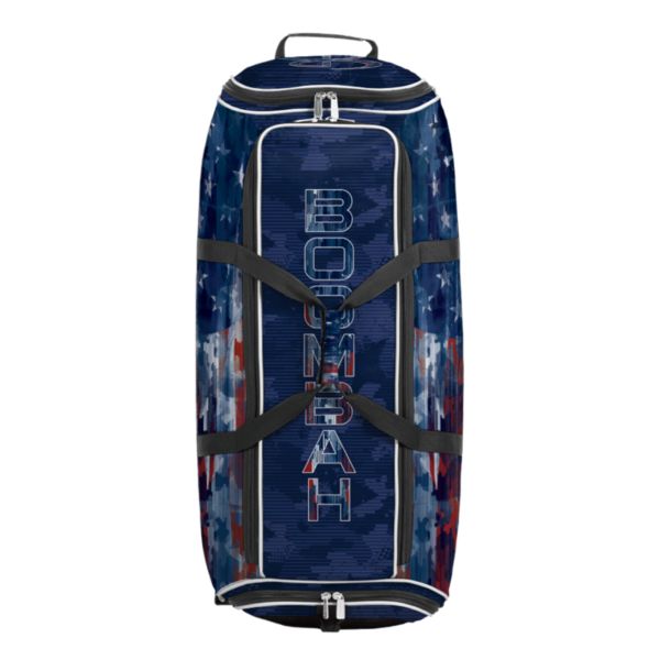 Brute Rolling Bat Bag 2.0 USA Patriotech Navy/Red/White