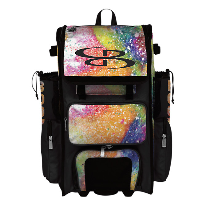 Multiple Colors Wheeled & Backpack Version Boombah Superpack Hybrid Rolling Bat Bag Camo 