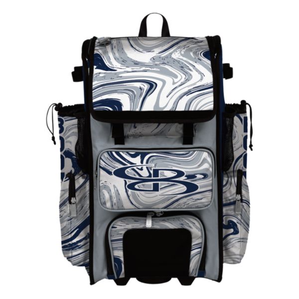 Superpack Hybrid Marbleized Bat Pack Navy/Gray/White