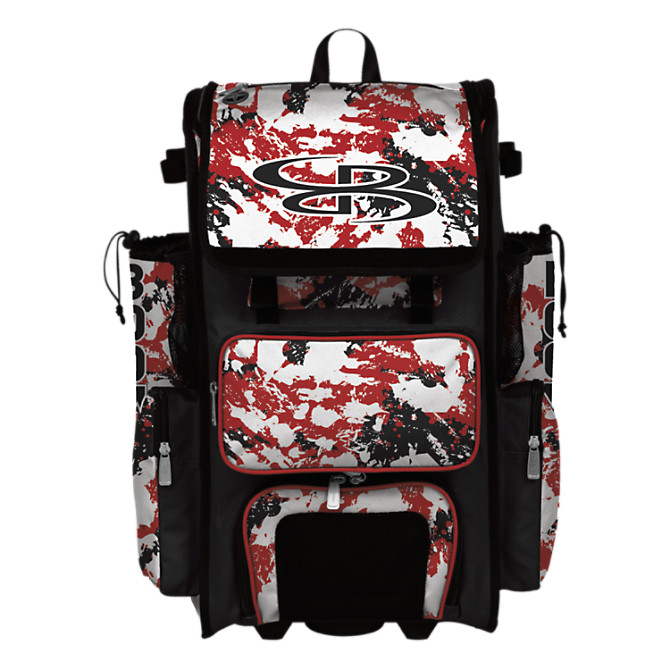 Wheeled & Backpack Version Boombah Superpack Hybrid Rolling Bat Bag Camo Multiple Colors