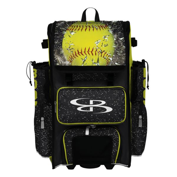 Superpack Hybrid Softball Highlight Bat Pack Black/Optic Yellow/Red