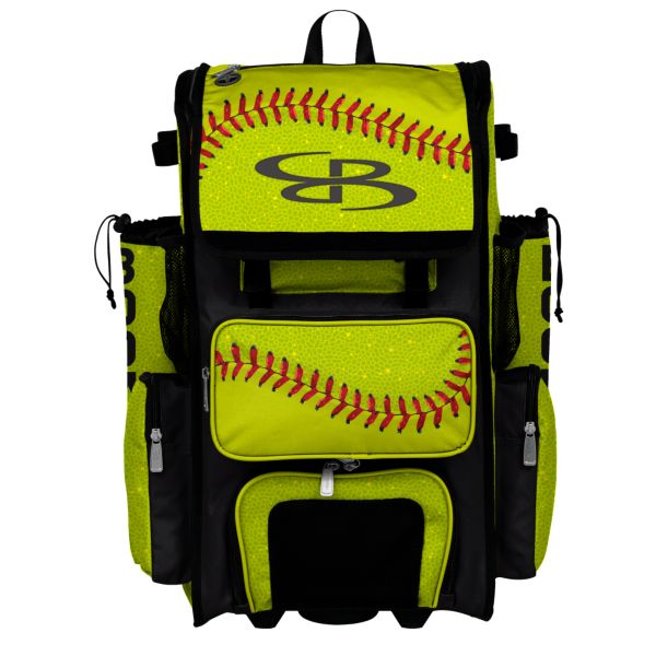 Superpack Hybrid Softball 2.0 Bat Pack Optic Yellow/Red/Black