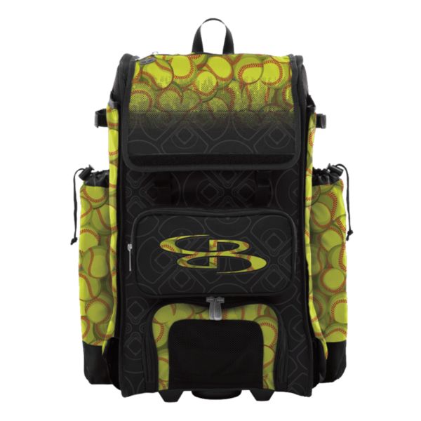 Catcher's Superpack Hybrid Softball Black/Optic Yellow/Red