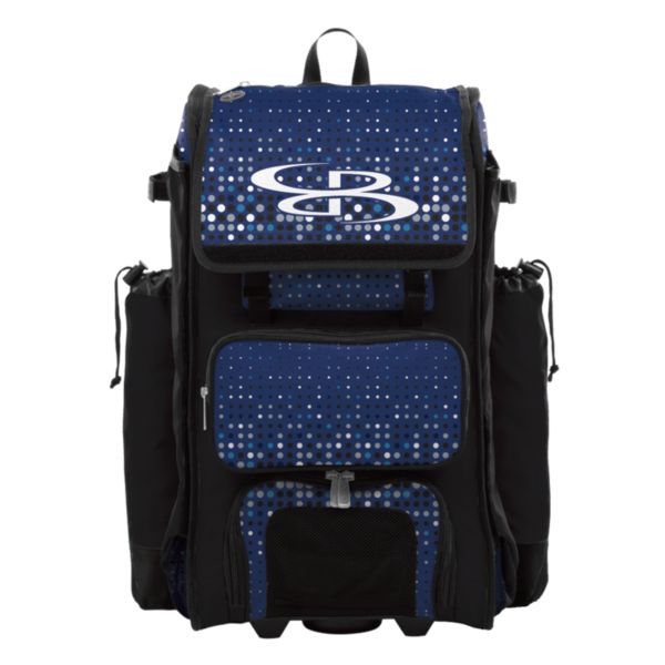 Catcher's Superpack Hybrid Spotlight Bat Bag Black/Royal/White