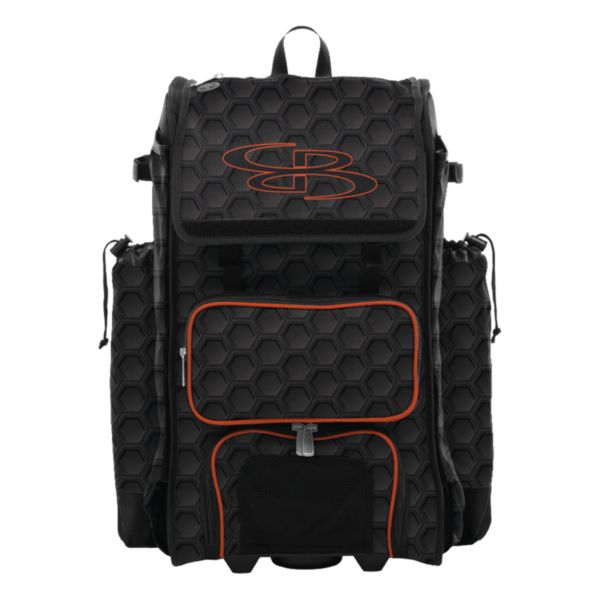 Catcher's Superpack Hybrid 3DHC Bat Bag Black/Orange