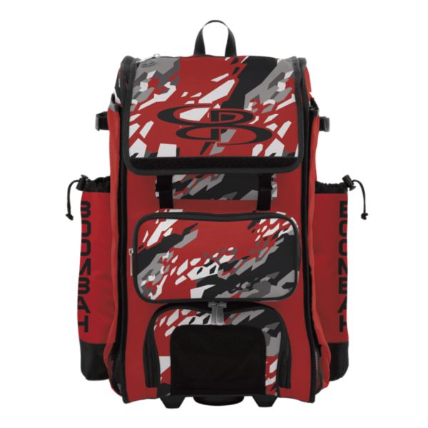 Rolling Catcher's Superpack Bat Bag Hexfire Black/Red/White