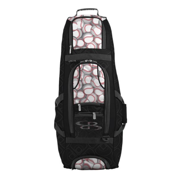 Spartan Rolling Bat Bag 2.0 Baseball Black/Red/White