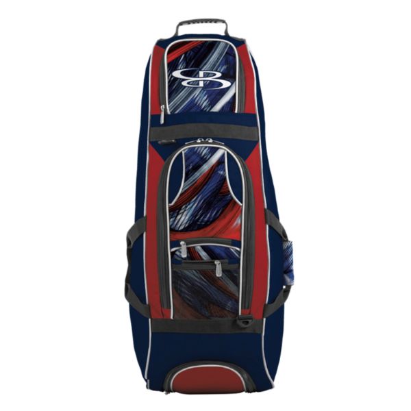 Spartan Rolling Bat Bag 2.0 USA Wave Navy/Red/White