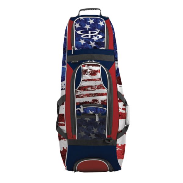 Spartan Rolling Bat Bag 2.0 USA Stars & Stripes Navy/Red/White