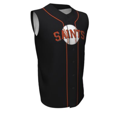 sleeveless baseball jersey