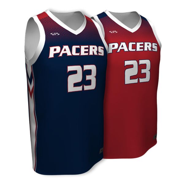 Custom Men's Basketball Fadeaway Series Reversible Jersey