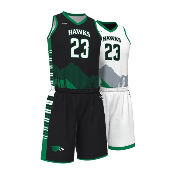 Custom Youth Basketball Fadeaway Series Reversible Full Uniform