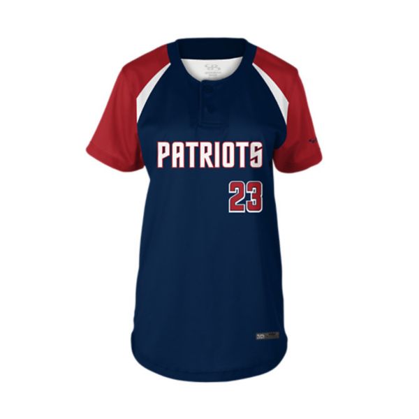 Custom Girl's 2-Button Softball Jersey