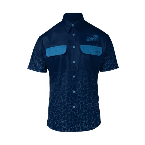 Custom Men's Button Down Collar Fishing Shirt