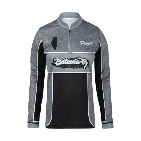 Full Dye, Long Sleeve Cadet Zip Jersey (FD-3117W)