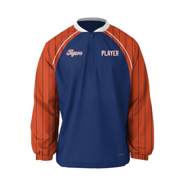 Youth Custom Prime Tech Woven Quarter Zip Crew Neck Pullover