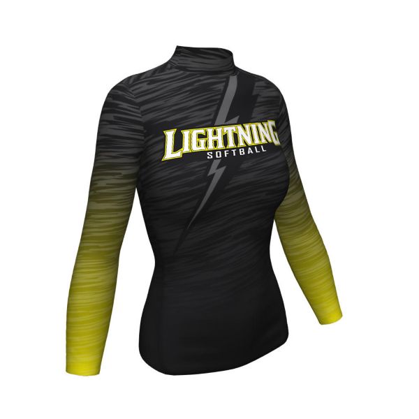 Custom Women's LS Mock Neck Compression