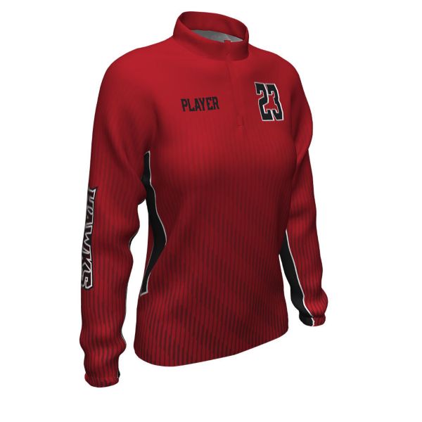 Custom Women's Prime Flex Tech LS Quarter Zip