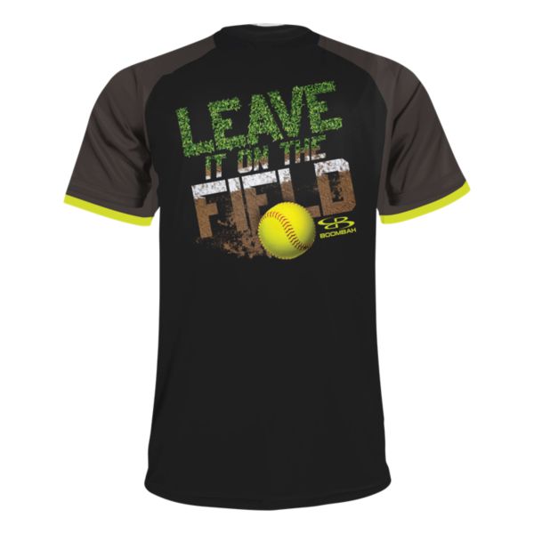 Men's Leave It On The Field Softball Short Sleeve Shirt