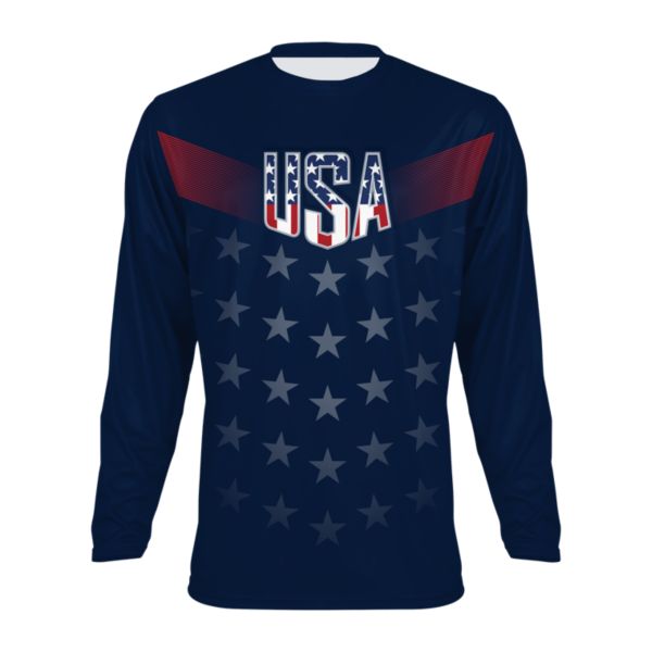 Men's USA Salute INK Long Sleeve Shirt