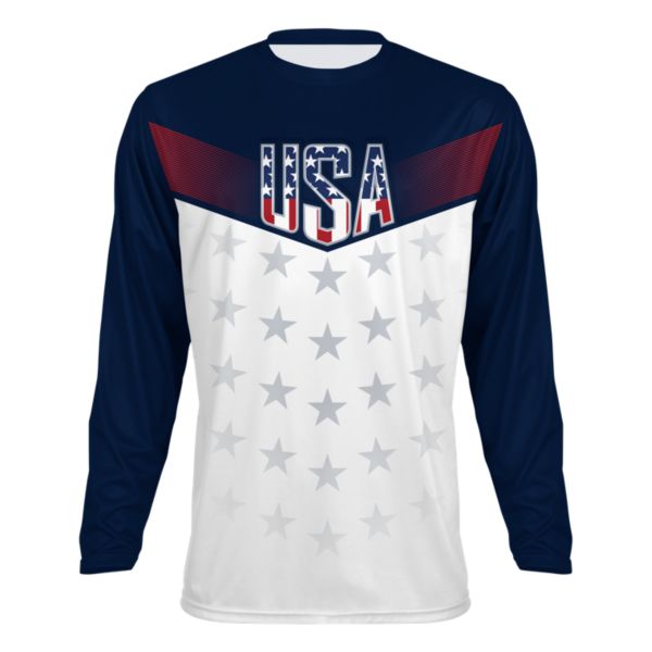 Men's USA Salute Long Sleeve Shirt