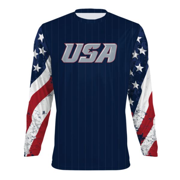 Men's USA Long Sleeve Shirt 3009