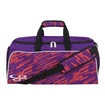 purple soccer bag