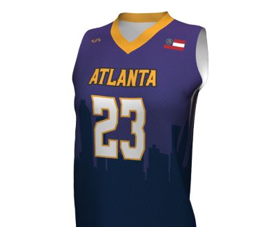 Custom Basketball V-Neck Uniforms