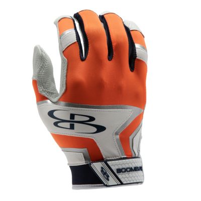 navy and orange batting gloves