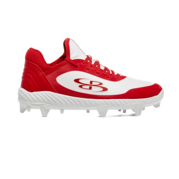 Men's Raptor AWR Molded Cleat White/Red