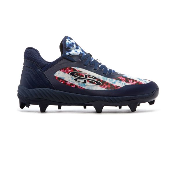 Men's Raptor AWR USA Salute Molded Cleat Navy/Red/White